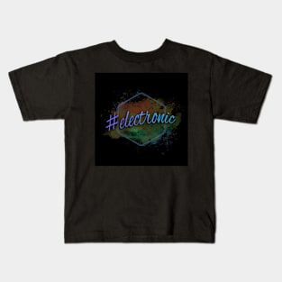 electronic music festival edm party Kids T-Shirt